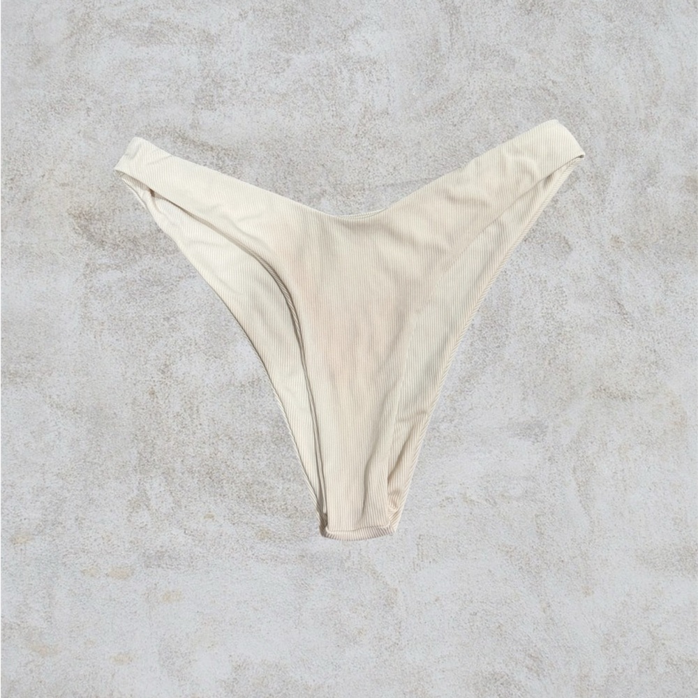 Elegant White Women's Swim Bottom